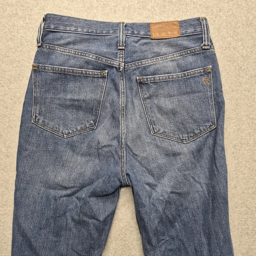 Madewell Jeans Womens 26 Blue High Rise The Mom Jean Tapered Denim Momcore 90s